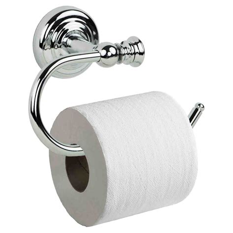 19"W Special Feature Durability Included Components Tissue Holder Shape Cylindrical . . Wall mount toilet paper holder